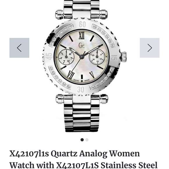 GC Lady’s Diamond Watch stainless steel - Picture 2 of 3